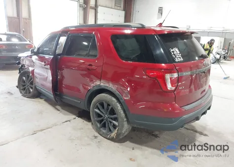 2018 Ford Explorer Xlt z USA, uszkodzony, nr VIN 1FM5K8D83JGC21448